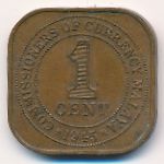 Малайя, 1 цент (1945 г.)