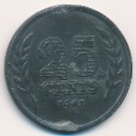 Нидерланды, 25 центов (1941 г.)