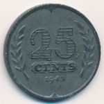 Нидерланды, 25 центов (1943 г.)