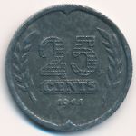 Нидерланды, 25 центов (1941 г.)