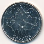 Канада, 25 центов (2002 г.)