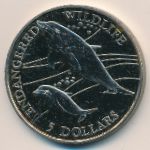 Cook Islands, 5 dollars, 1991