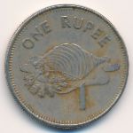 Seychelles, 1 rupee, 2007