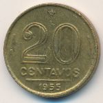Бразилия, 20 сентаво (1954&ndash;1955 г.)