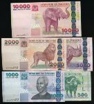 Танзания, Набор банкнот