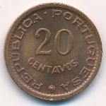 Sao Tome and Principe, 20 centavos, 1971