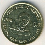 Seborga., 10 centesimi, 1996