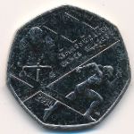 Великобритания, 50 пенсов (2014 г.)