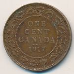 Канада, 1 цент (1917 г.)