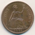Великобритания, 1 пенни (1937 г.)