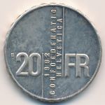 Швейцария, 20 франков (1992 г.)
