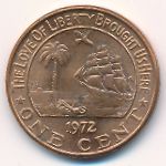 Либерия, 1 цент (1972 г.)