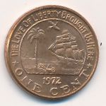 Либерия, 1 цент (1972 г.)