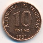 Philippines, 10 centimos, 1997