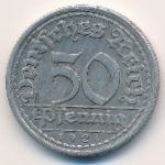 Веймарская республика, 50 пфеннигов (1921 г.)