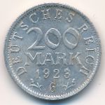 Веймарская республика, 200 марок (1923 г.)