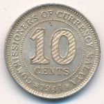 Малайя, 10 центов (1941 г.)