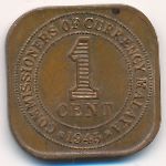 Малайя, 1 цент (1945 г.)