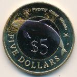 Micronesia., 5 dollars, 2012