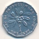Ямайка, 1 цент (1975–1991 г.)