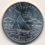 США, 1/4 доллара (2001 г.)