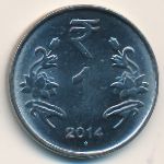 India, 1 rupee, 2011&ndash;2016