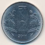 Индия, 2 рупии (2011 г.)