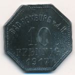 Хомбург., 10 пфеннигов (1917 г.)