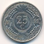Антильские острова, 25 центов (1999 г.)