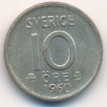 Sweden, 10 ore, 1960