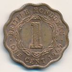 Британский Гондурас, 1 цент (1961–1970 г.)
