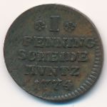 Брауншвейг-Люнебург-Каленберг-Ганновер, 1 пфеннинг (1774 г.)