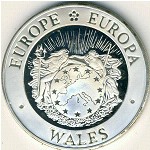 Wales., 25 ecu, 1992