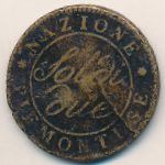 Piedmont, 2 soldi, 1800