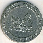Spain, 200 pesetas, 1991