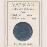 Ватикан, 100 лир (1966 г.)