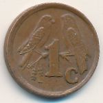 ЮАР, 1 цент (1991 г.)