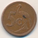 ЮАР, 5 центов (1990 г.)