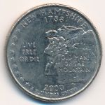 США, 1/4 доллара (2000 г.)