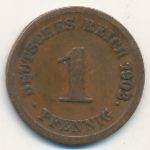 Германия, 1 пфенниг (1902 г.)