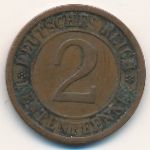 Веймарская республика, 2 рентенпфеннига (1924 г.)