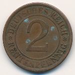 Веймарская республика, 2 рентенпфеннига (1924 г.)