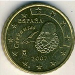 Spain, 10 euro cent, 2007–2009