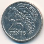 Trinidad & Tobago, 25 cents, 2002