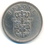 Дания, 1 крона (1961–1971 г.)