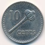 Fiji, 10 cents, 1995