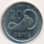 Фиджи, 20 центов (2009–2010 г.)