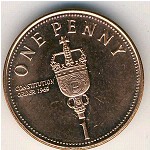 Gibraltar, 1 penny, 2005–2009