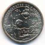 США, 1 доллар (2019 г.)