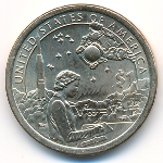 США, 1 доллар (2019 г.)